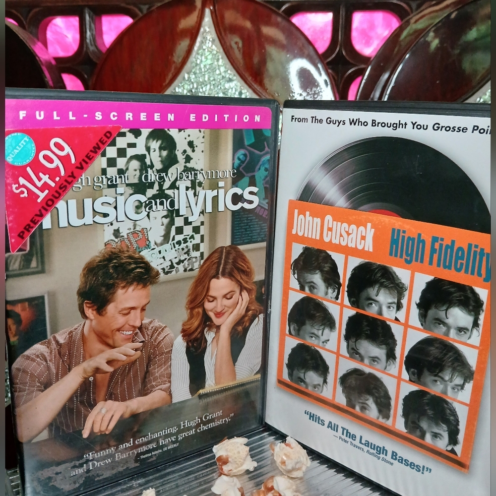 Music Lovers Night In! High FIDELITY plus MUSIC and Lyrics DVD DUO Cabincore